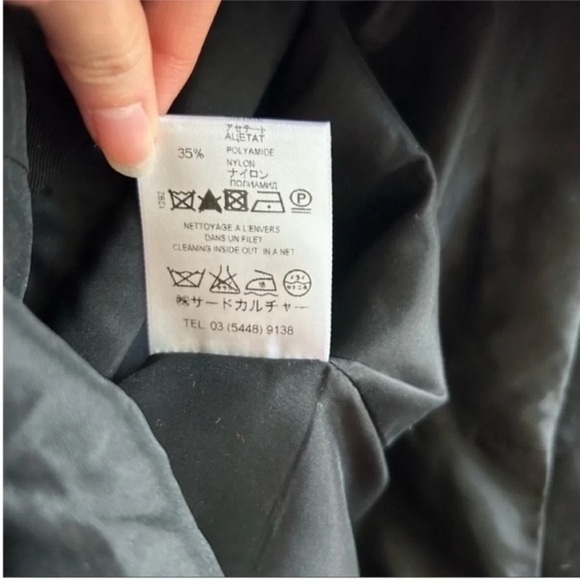 Givenchy Zip Front Lace Embroidered Cocktail Dress Black - Picture 9 of 11